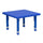 24'' Square Blue Plastic Height Adjustable Activity Table - Flash Furniture
