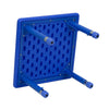 24'' Square Blue Plastic Height Adjustable Activity Table - Flash Furniture