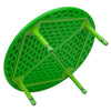 45'' Round Green Plastic Height Adjustable Activity Table - Flash Furniture