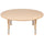 45'' Round Natural Plastic Height Adjustable Activity Table - Flash Furniture