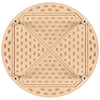 45'' Round Natural Plastic Height Adjustable Activity Table - Flash Furniture