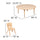 45'' Round Natural Plastic Height Adjustable Activity Table Set with 2 Chairs - Flash Furniture