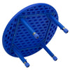 33'' Round Blue Plastic Height Adjustable Activity Table - Flash Furniture