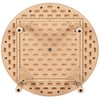 33'' Round Natural Plastic Height Adjustable Activity Table - Flash Furniture