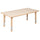 23.625''W x 47.25''L Rectangular Natural Plastic Height Adjustable Activity Table - Flash Furniture