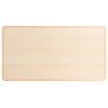 23.625''W x 47.25''L Rectangular Natural Plastic Height Adjustable Activity Table - Flash Furniture