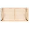 23.625''W x 47.25''L Rectangular Natural Plastic Height Adjustable Activity Table - Flash Furniture