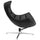 Black LeatherSoft Swivel Cocoon Chair - Flash Furniture