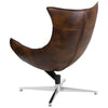 Bomber Jacket LeatherSoft Swivel Cocoon Chair - Flash Furniture
