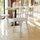 Betsy Commercial Grade White Wash Thonet Style Solid Wood Stackable Dining Chair - Flash Furniture