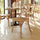 Brooklyn Pecan Solid Wood Stackable Dining Chair with Intricate Back Detail - Flash Furniture