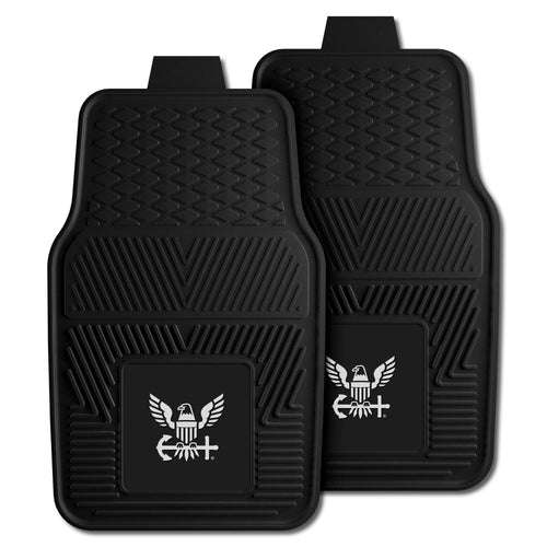 Fanmats - U.S. Navy 2-pc Vinyl Car Mat Set 17''x27''