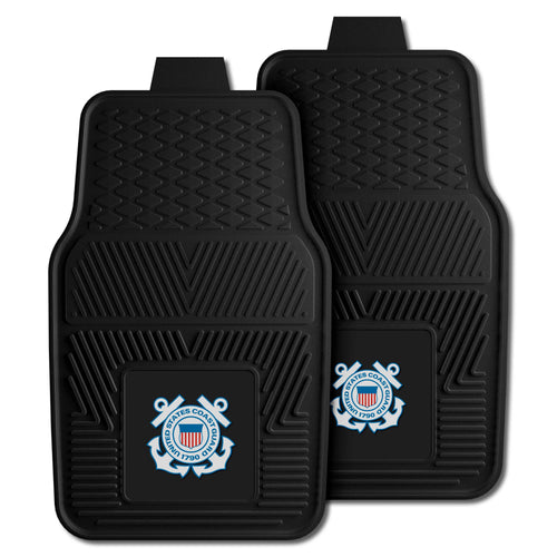Fanmats - U.S. Coast Guard 2-pc Vinyl Car Mat Set 17''x27''
