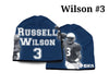Seattle Seahawks Beanie Lightweight Russell Wilson Design - American Mills