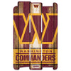 Washington Commanders Team Sign 11x17 Wood Fence Style - WinCraft