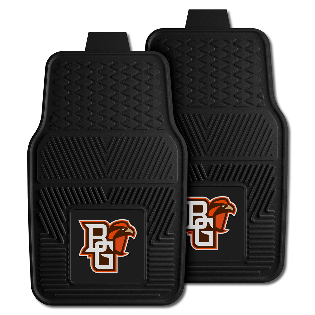 Fanmats - Bowling Green State University 2-pc Vinyl Car Mat Set 17''x27''