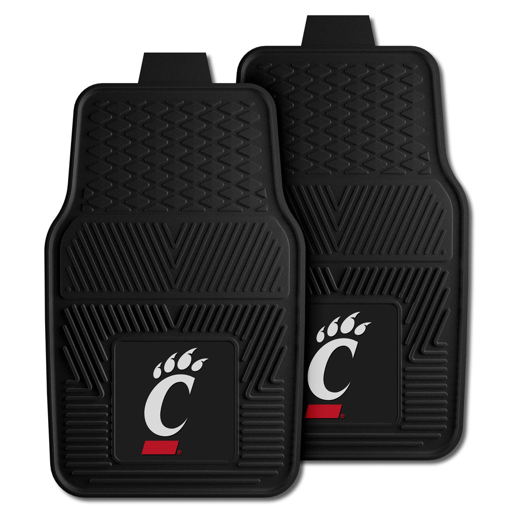Fanmats - University of Cincinnati 2-pc Vinyl Car Mat Set 17''x27''