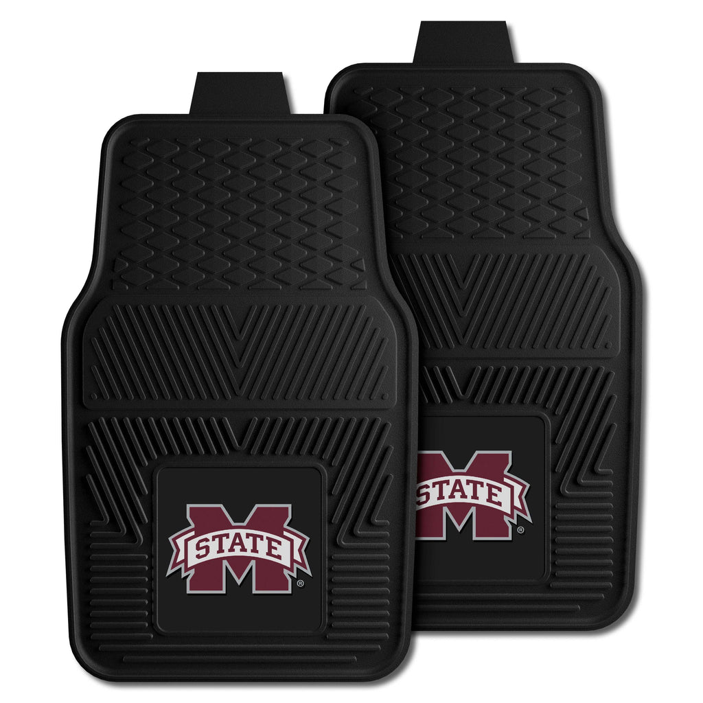 Fanmats - Mississippi State University 2-pc Vinyl Car Mat Set 17''x27''