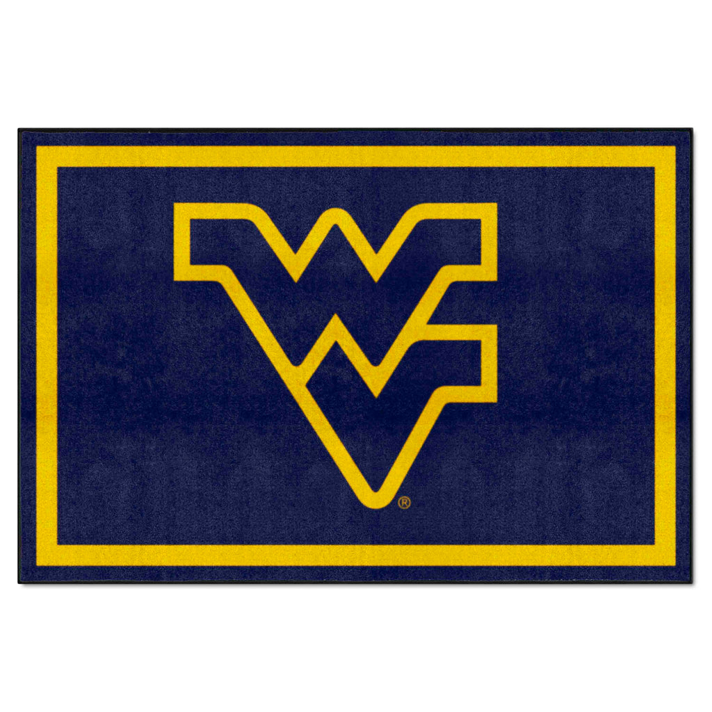 Fanmats - West Virginia University 5x8 Rug 59.5''x88''