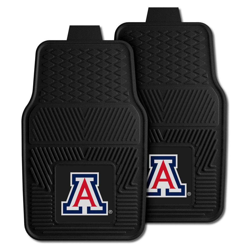 Fanmats - University of Arizona 2-pc Vinyl Car Mat Set 17''x27''