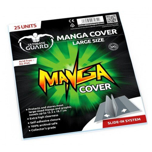 Ultimate Guard Large Size Manga Cover (25) Soft Plastic Comic Book, Anime & Manga Storage
