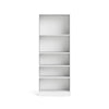 Basic Tall Wide 5 Shelf Bookcase, White - Tvilum