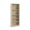 Element Tall Wide 5 Shelf Bookcase, Oak Structure - Tvilum