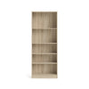 Element Tall Wide 5 Shelf Bookcase, Oak Structure - Tvilum