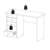 Warner Desk with 4 Drawers, Dark Chocolate - Tvilum