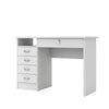 Walden Desk with 5 Drawers, White - Tvilum