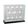 12 Baseball Upright Display Case with Black Moulding