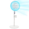 Vie Air  16 Inch 3 Speed Oscillating Stand Fan with Remote Control in White