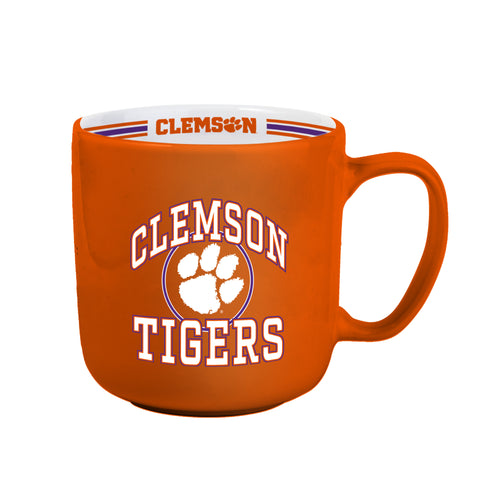 Clemson Tigers Coffee Mug 15oz Stripe Design - Logo Brands