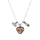San Francisco 49ers Necklace Charmed Sport Love Football - Aminco