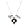 Pittsburgh Steelers Necklace Charmed Sport Love Football - Aminco
