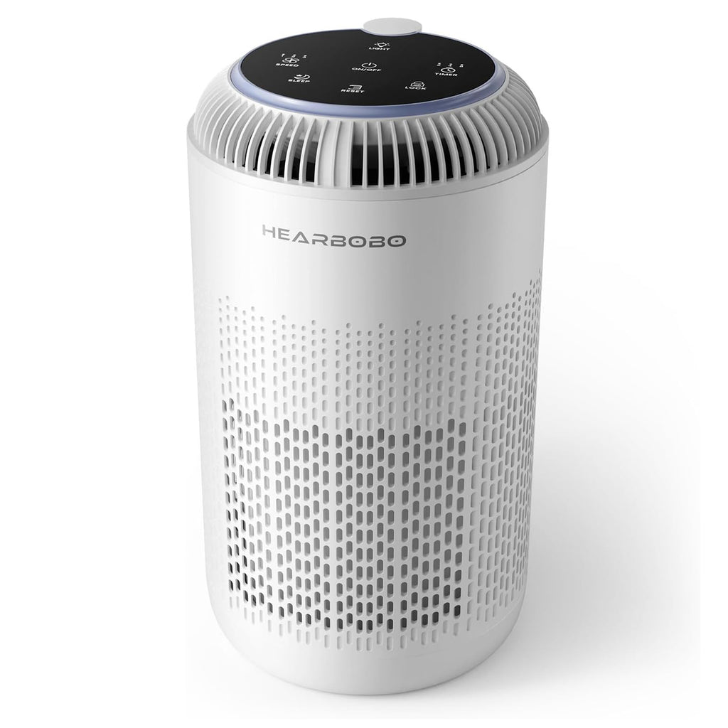 Hearbobo H13 True HEPA Air Purifiers for Home Large Room up to 1350 ft&sup2; with Aromatherapy,  Air Cleaner for Pets Bedroom - Removes Dust, Smoke, Odors, Pollen, Quiet for Office &amp; Allergy Relief