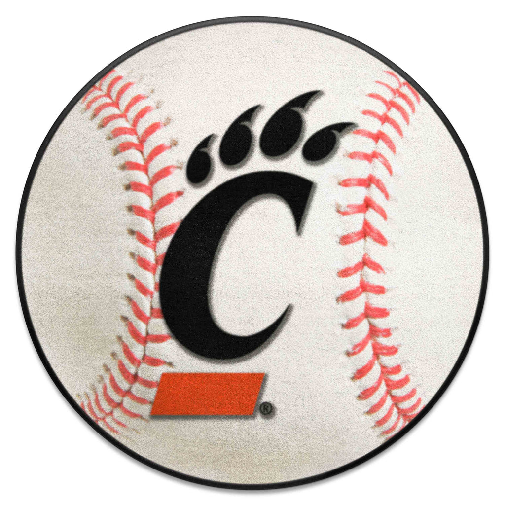 Fanmats - University of Cincinnati Baseball Mat 27'' diameter