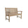 Sahara 2-Seater Bench - Anderson Teak