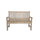 Sahara 2-Seater Bench - Anderson Teak