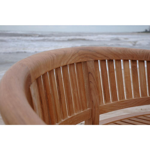 Curve 3 Seater Bench Extra Thick Wood - Anderson Teak