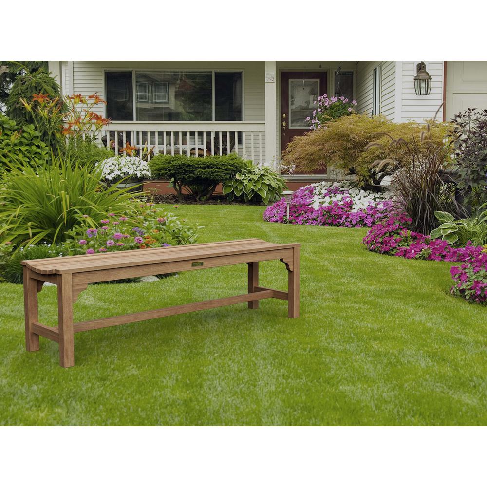 Hampton 3-Seater Backless Bench - Anderson Teak