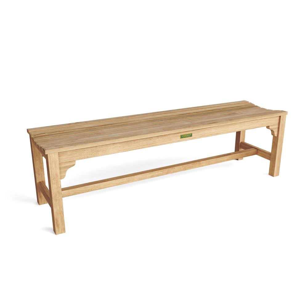 Hampton 3-Seater Backless Bench - Anderson Teak