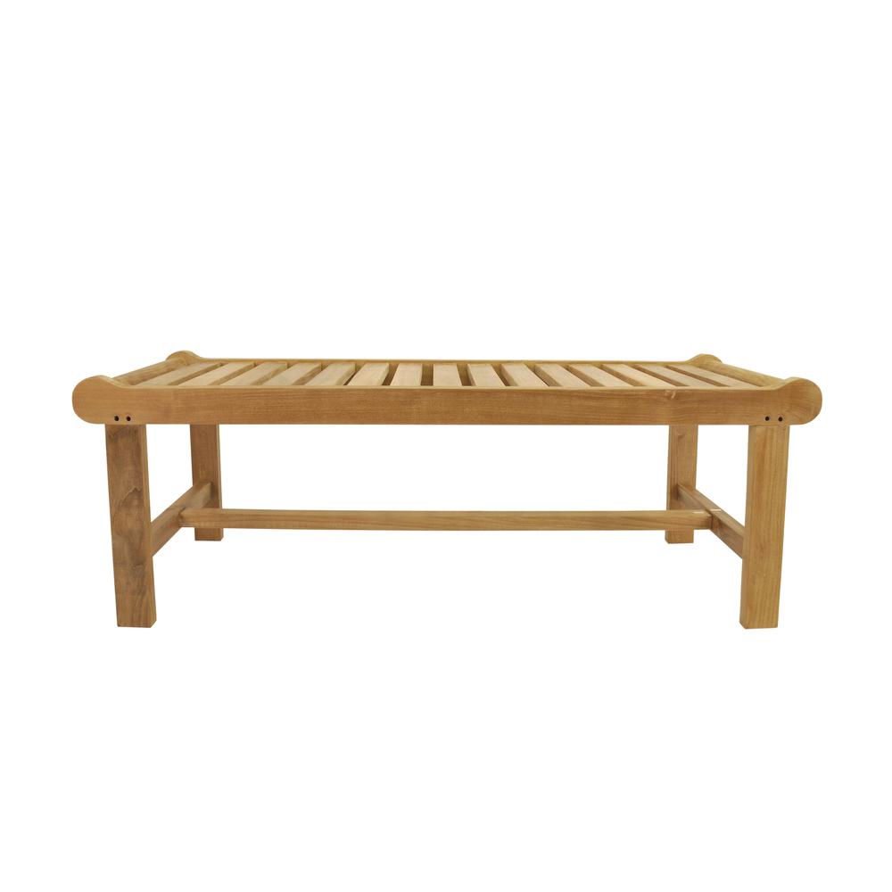 Cambridge 2-Seater Backless Bench - Anderson Teak