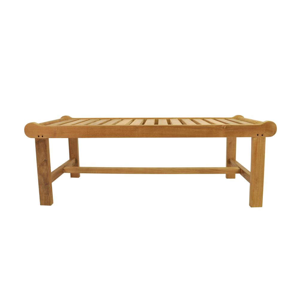 Cambridge 2-Seater Backless Bench - Anderson Teak