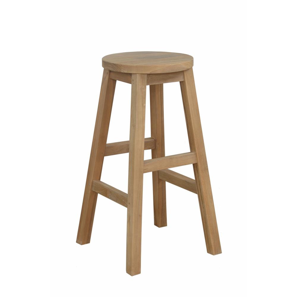 Alpine Round Counter Stool - Anderson Teak