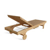 Capri Sun Lounger Adjusted Back & Side Tray - Anderson Teak