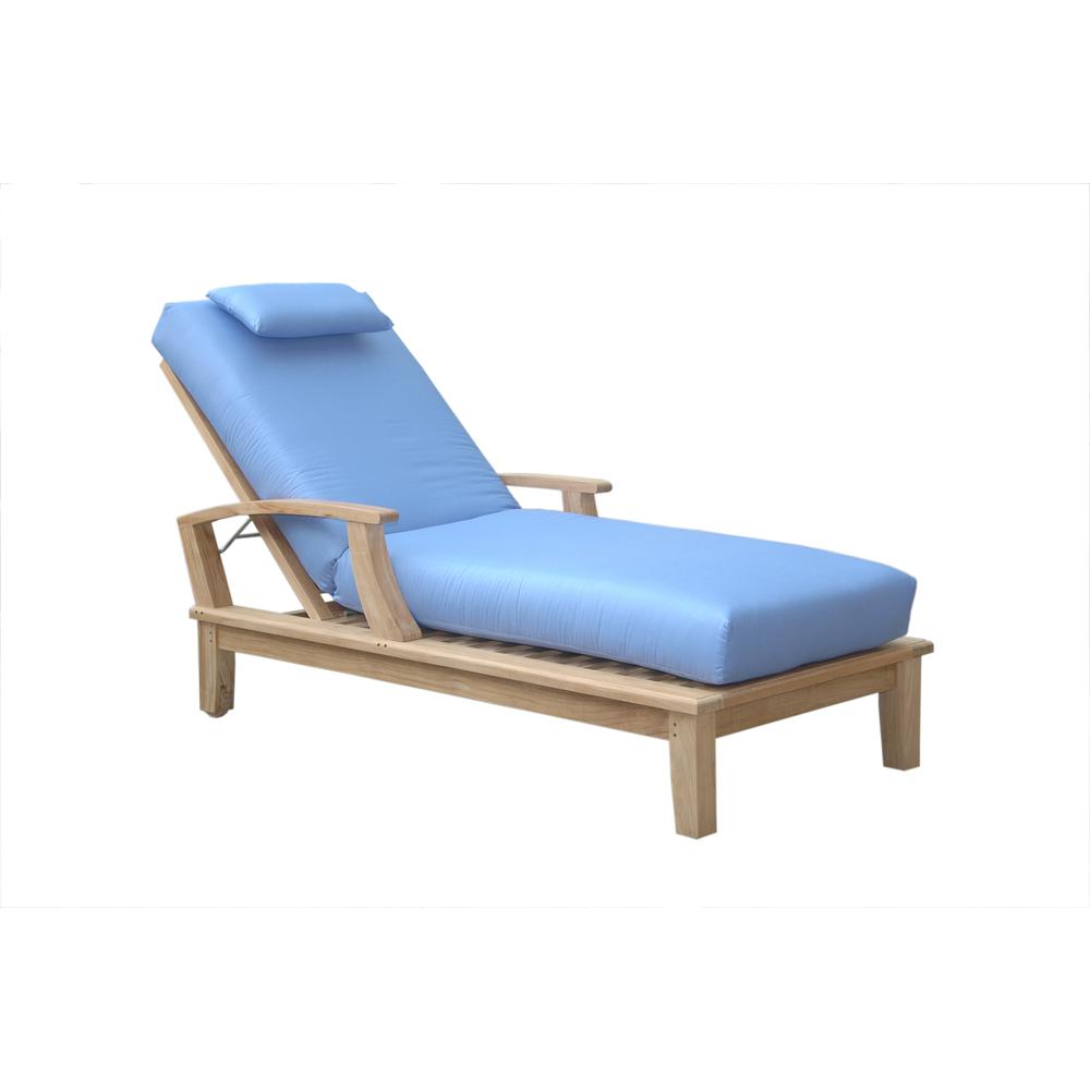 Brianna Sun Lounger with Arm - Anderson