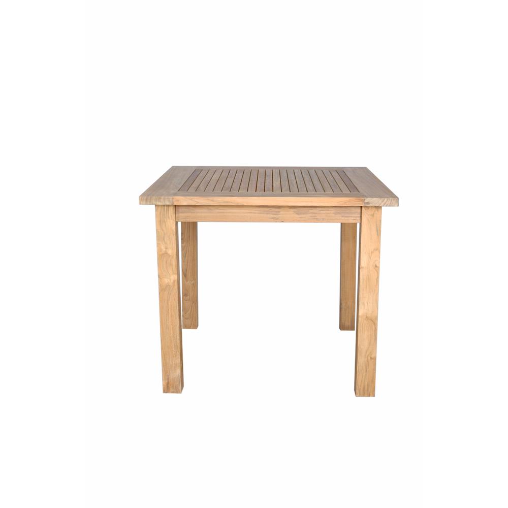 Windsor 35'' Square Table Small Slats - Anderson Teak