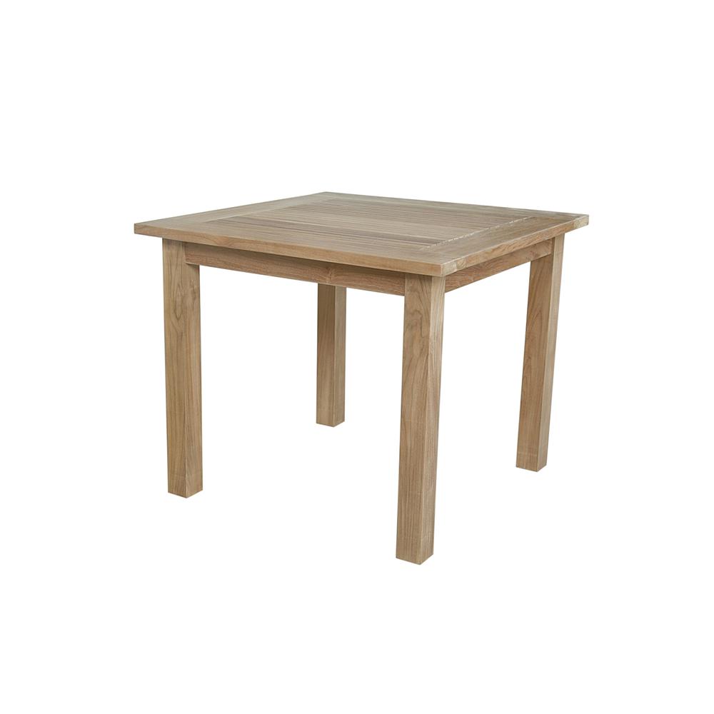 Windsor 35'' Square Table Small Slats - Anderson Teak