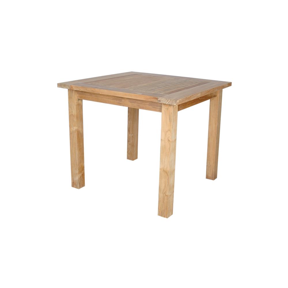 Windsor 35'' Square Table Small Slats - Anderson Teak